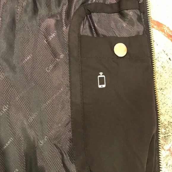 Calvin Klein Black Vest Turtleneck